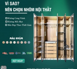 TỦ QUẦN ÁO NHÔM OCEAN LUXURY